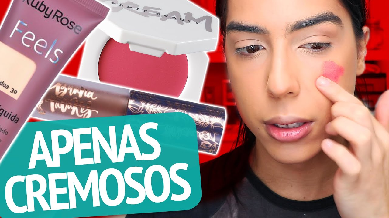 Make COMPLETA usando apenas PRODUTOS CREMOSOS 😩