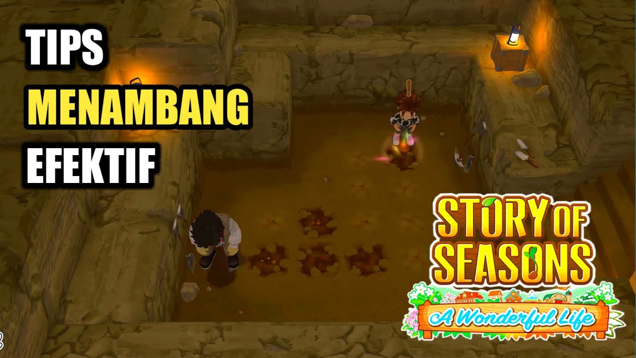 TIPS DAN MENGHEMAT WAKTU SAAT MENAMBANG | STORY OF SEASONS : A WONDERFUL LIFE