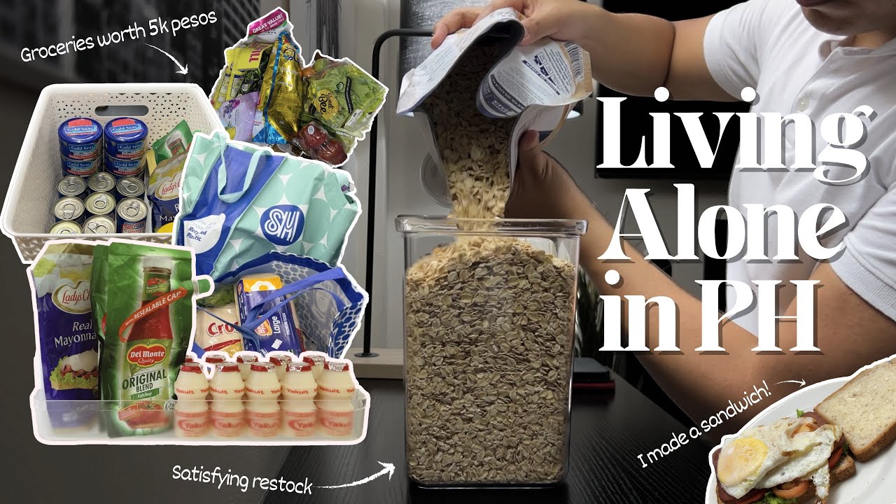 Grocery Shopping (w/ prices) in the Philippines and Restocking (ASMR) - Day in a Life | Living Alone