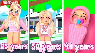 THE OLDER I GET THE YOUNGER I LOOK IN ROBLOX BROOKHAVEN!
