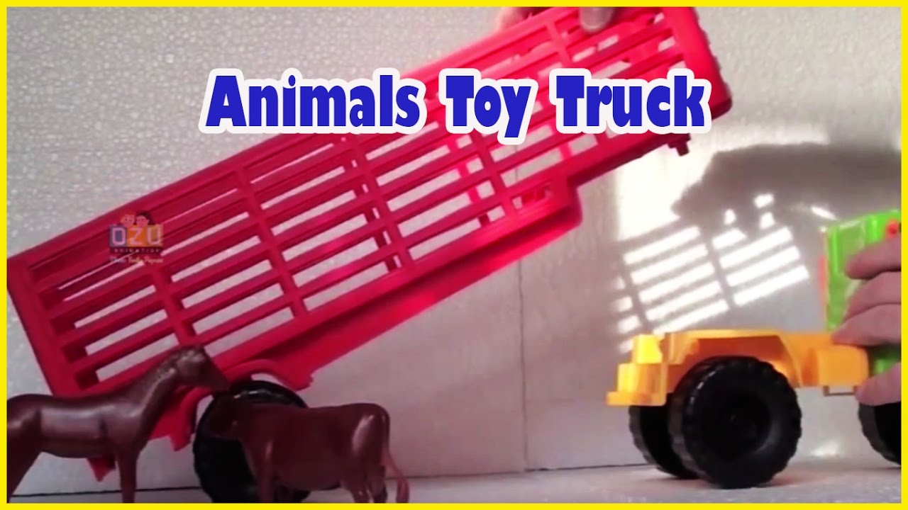 Animals Toy Truck Reviews Nursery Toys Reviews For Kids YouTube