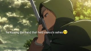 Jean Kirstein being my favorite aot character for 9 minutes