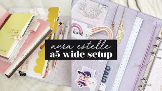 Aura Estelle A5 Wide Cloud Lilac Daydream Setup
