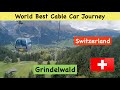 Grindelwald Switzerland Cable Car | Switzerland - Gondola - Grindelwald to First | Mountain View