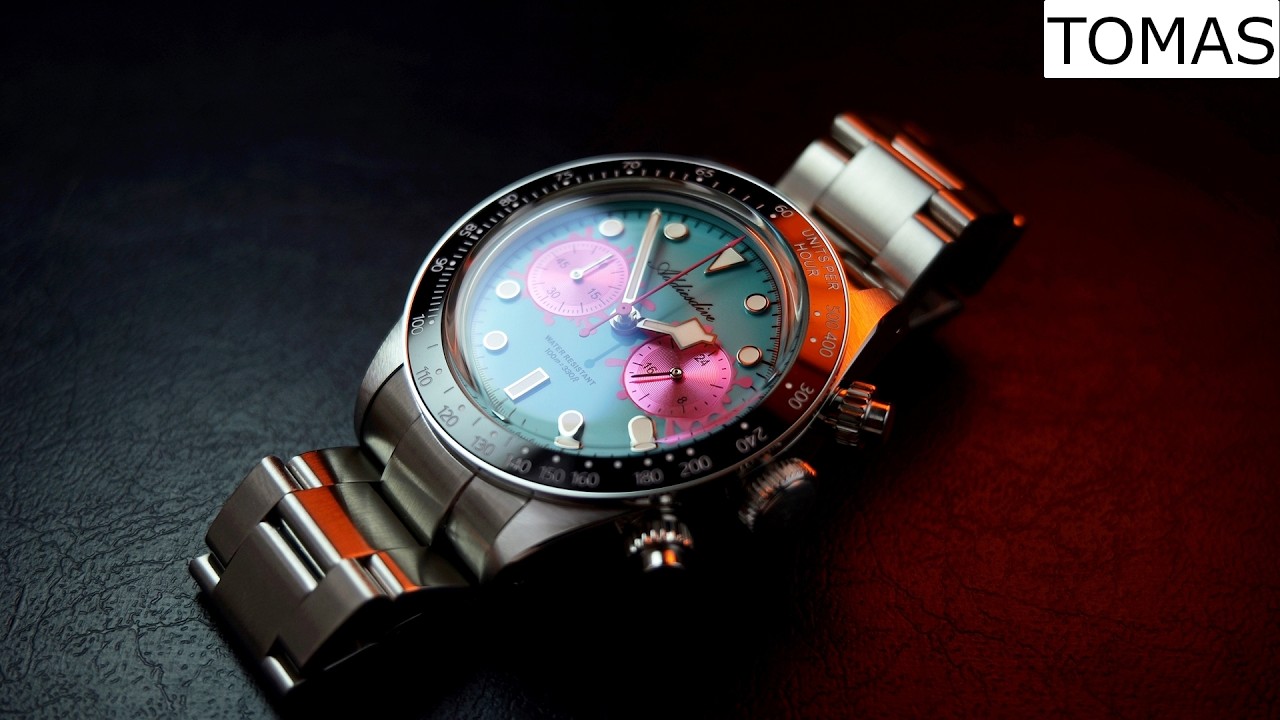 Обзор дайверских часов Addiesdive AD2520 в ярких цветах.