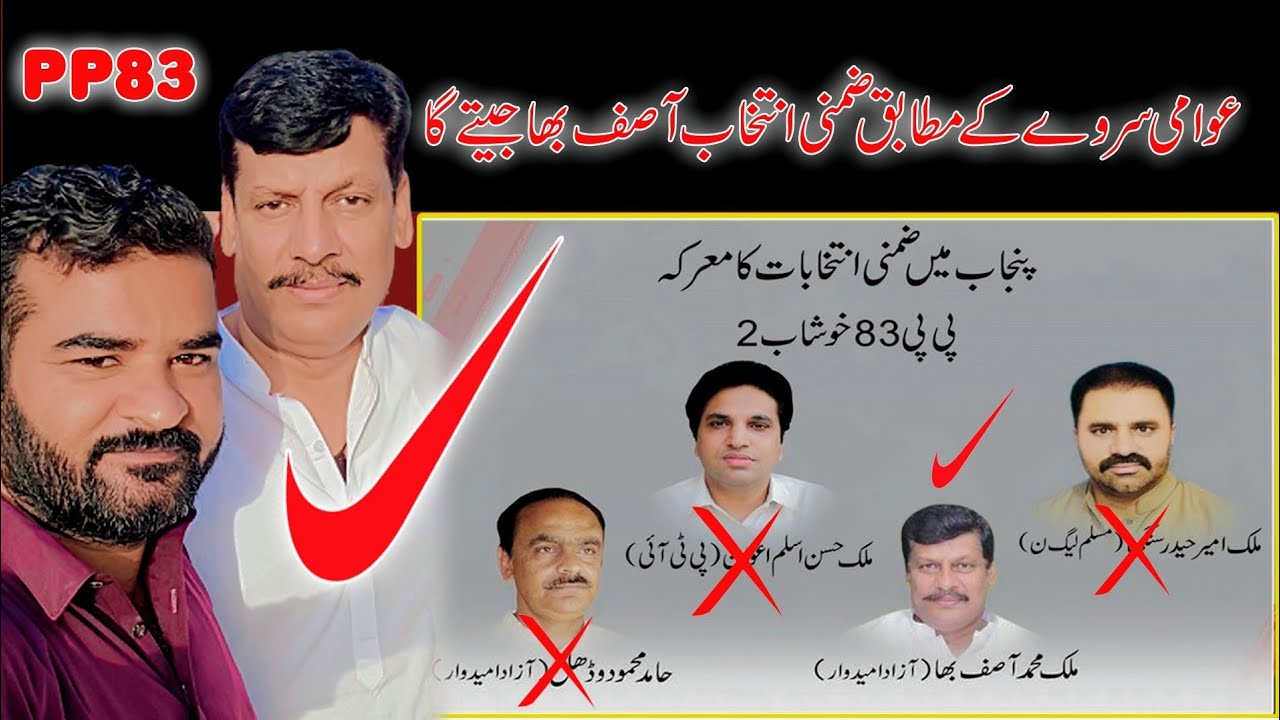 PP 83 Khushab ZImni Election Zimni Election Survey Khushab 2022 