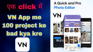 How to get 100 projects again in VN app || बिना vn pro लिए हर बार 100 project paye @ManojDey