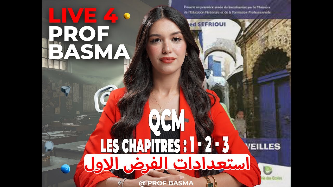 Live 4 : QCM CHAPITRES 1,2,3✅