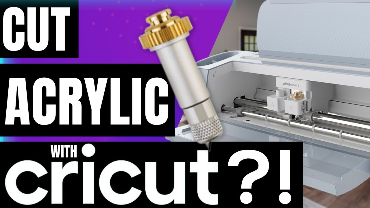 Can the Cricut Maker Cut Acrylic?  Cricut stencils, Cricut, How to cut  acrylic