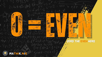 Is ZERO an EVEN integer?