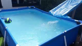 Intex Wasserrutsche aufblasbare riesige Rutsche für den Pool 