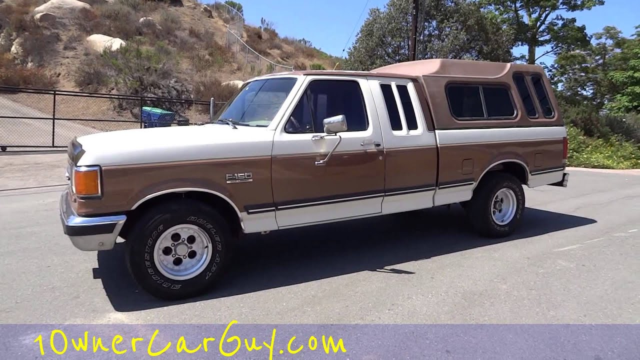 1990 Ford F150 Xlt Lariet Supercab 1 Owner 4 9l Straight 6 Custom