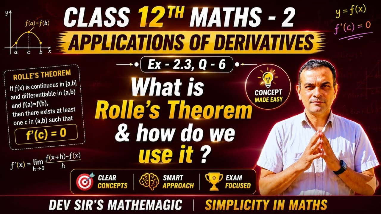 Applying Rolle's Theorem to Find Value of c