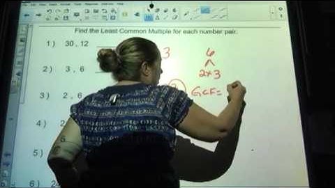 Finding both GCF and LCM using factor trees