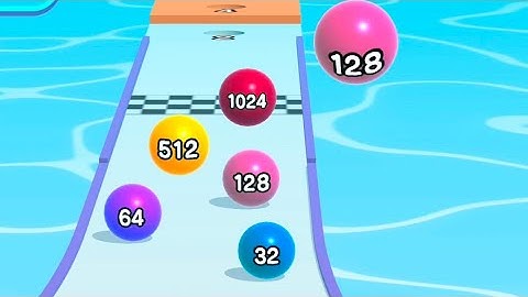 Ball Run 2048 🟥 Walkthrough Gameplay 🟢 All Levels Android iOS Mobile Game 🔥 Level 207-210