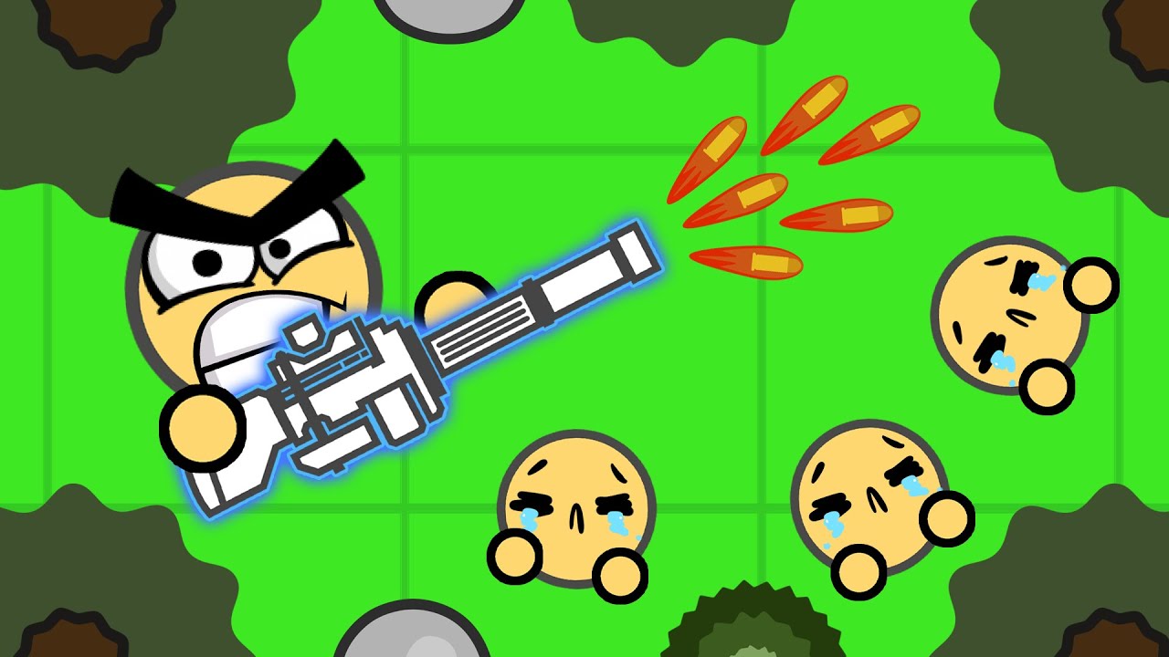 SCARING NOOBS WITH M134 MINIGUN!! | Surviv.io Funny Moments#2 | Surviv.io Troll