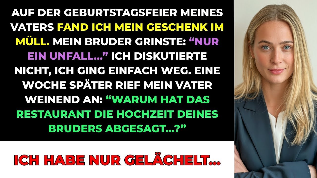 Ich hatte monatelang an dem Fotoalbum für den 60. Geburtstag meines Vaters gearbeitet, jede Erinnerung sorgfältig ausgewählt. In dem Moment, als ich es auf den Geschenketisch legte, zerriss ein...