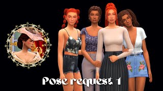 Making poses for Sims 4 | Pose request 1 | Blender