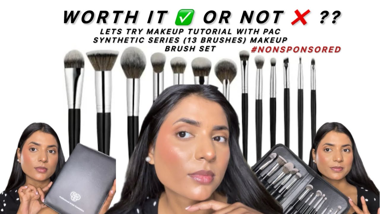 Makeup tutorial with 13 Piece Makeup Brush set from PAC? How to clean and maintain Makeup Brushes.