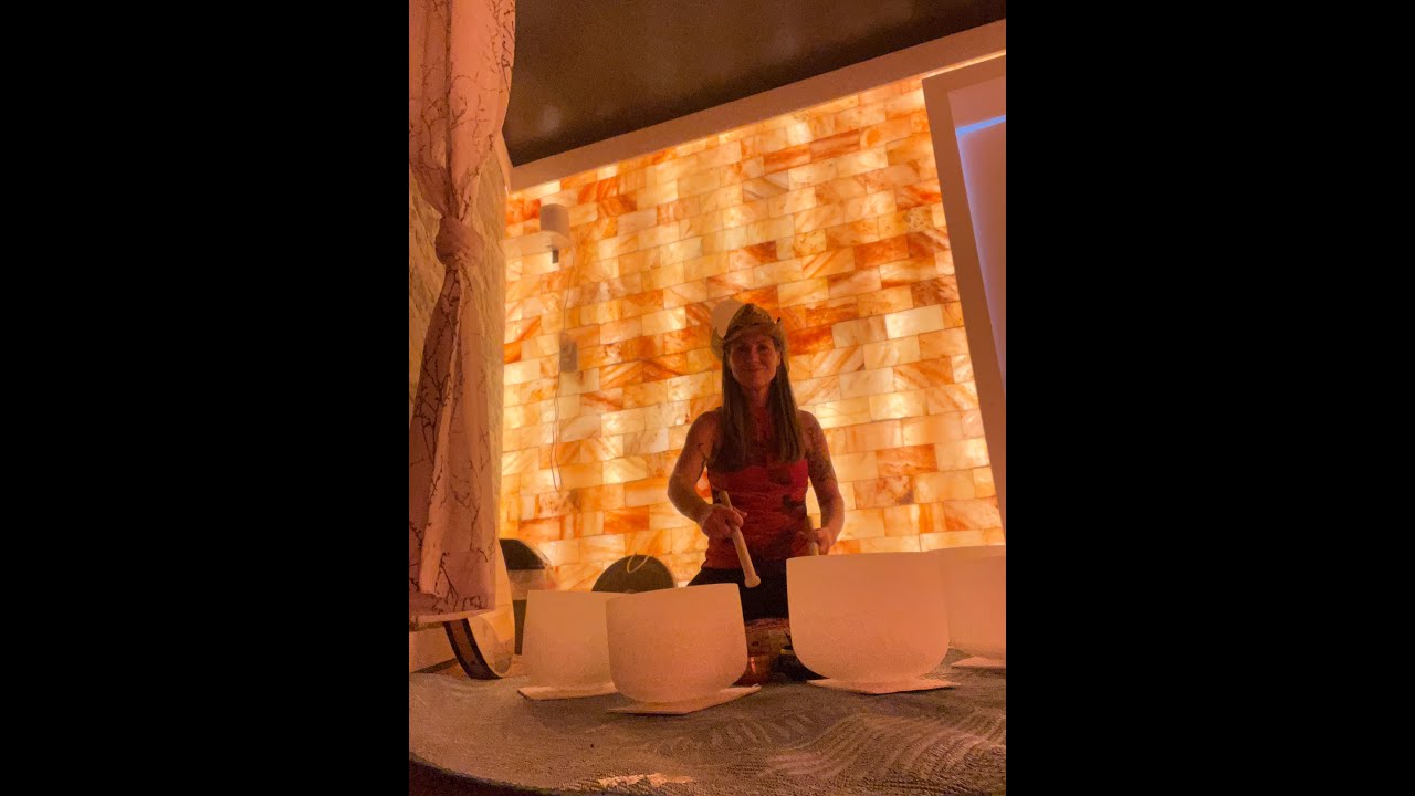 Sound Bowls in the Salt Cave With Jody Shaw - Owner Purity Salt Cave ...