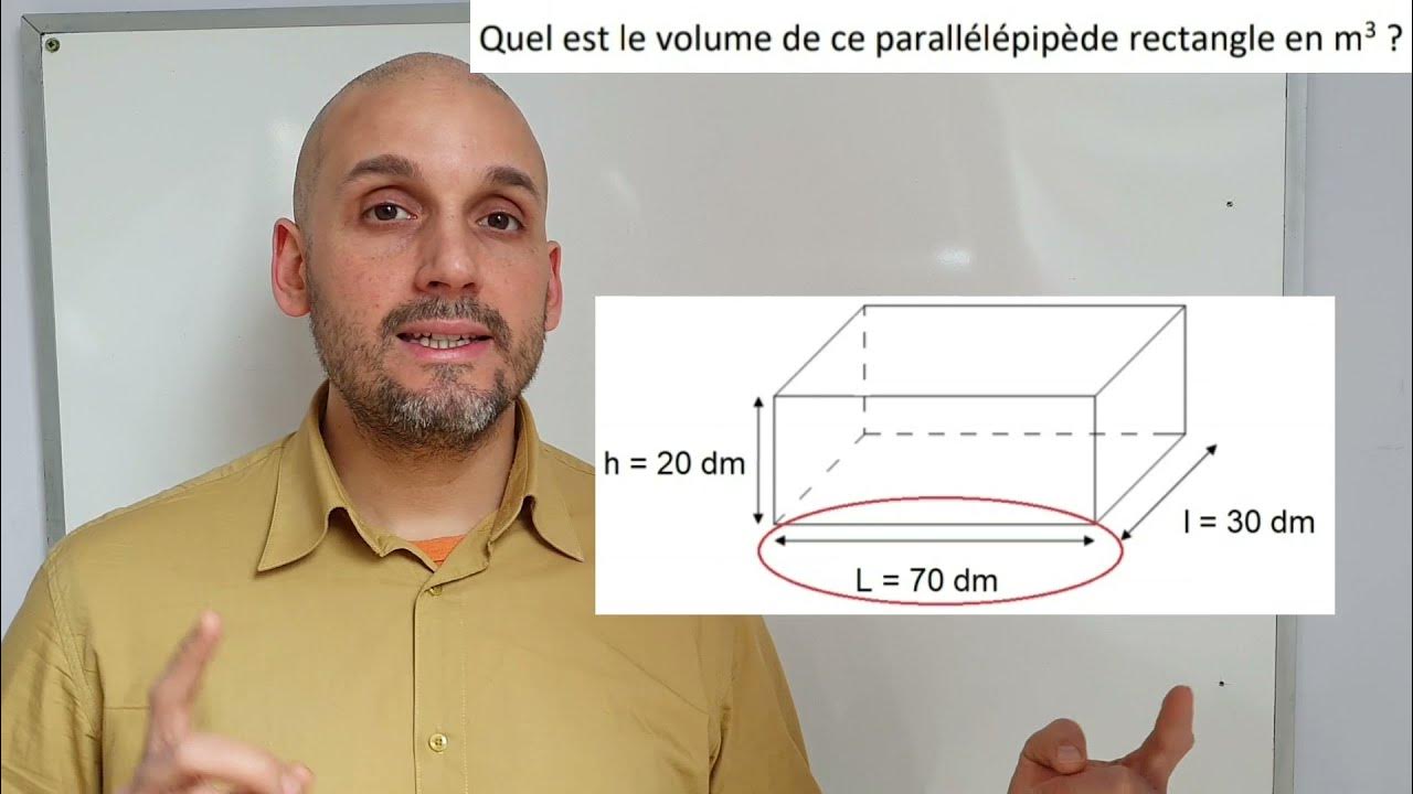 Comment Calculer Le Volume D Un Parallélépipède Rectangle www.youtube.com