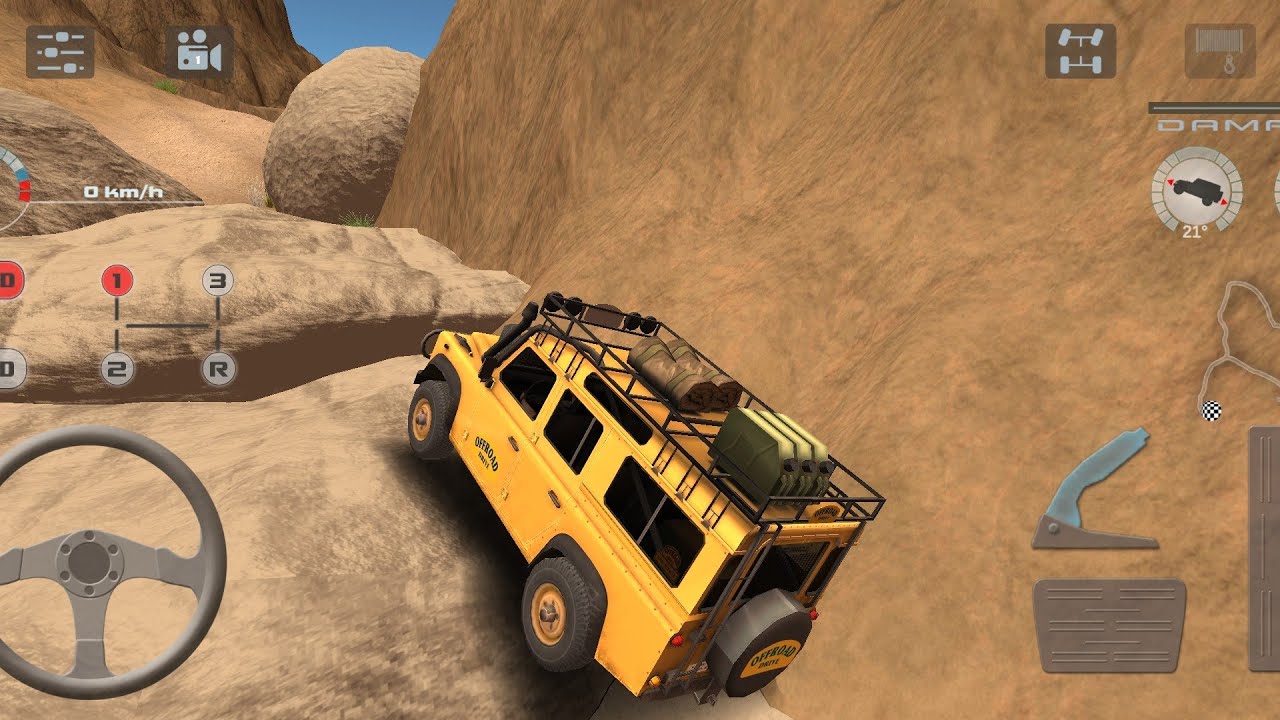 Car offroad drive desert level 3