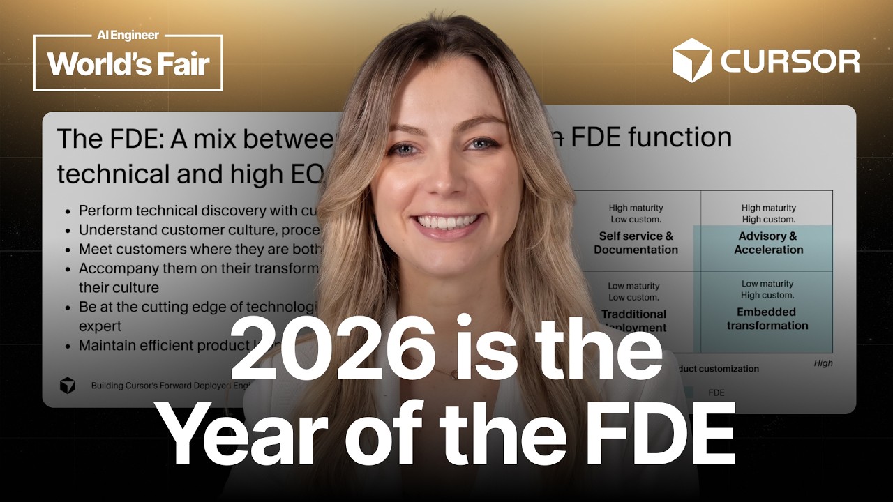 Forward Deployed Engineering at Cursor — Pauline Brunet