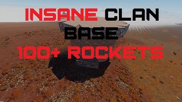 Rust - INSANE Group Base 100+ rockets