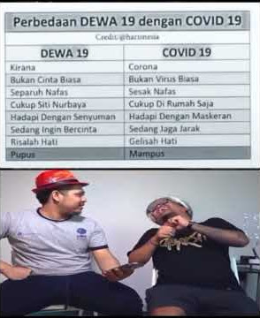 Perbedaan DEWA 19 dan COVID 19 😂😂😂 #Shorts