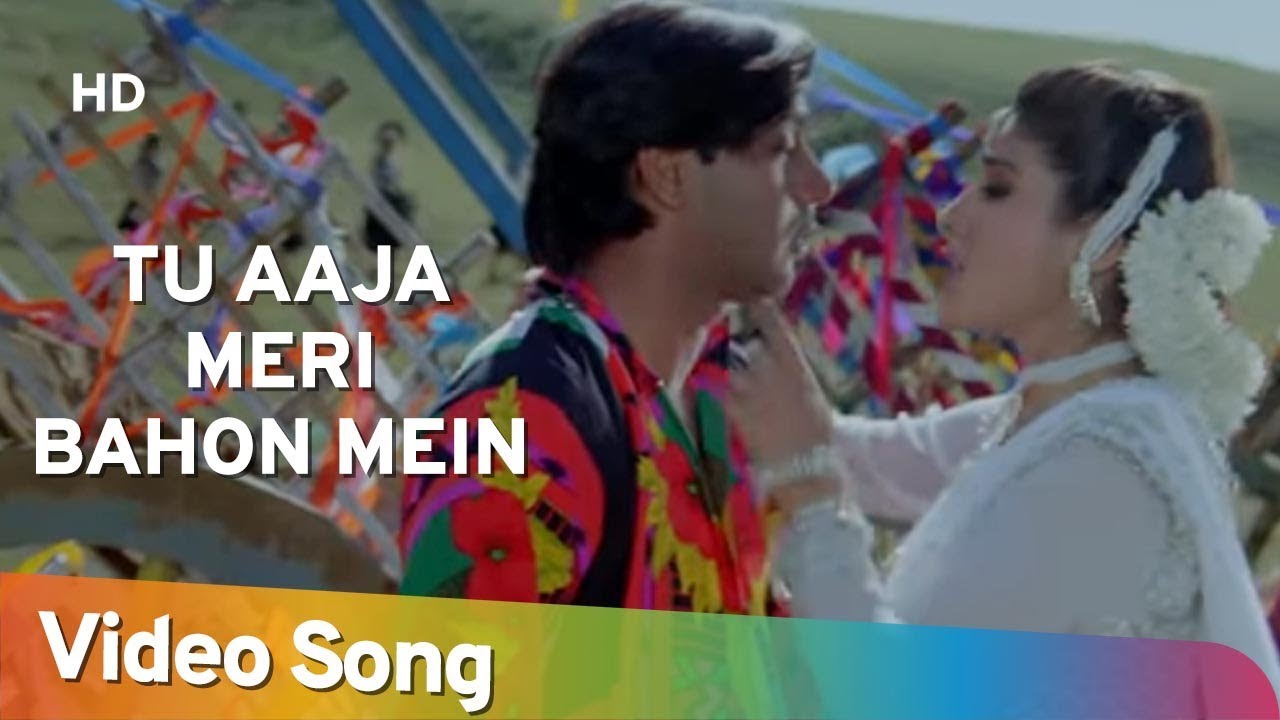 Tu Aaja Meri Bahon Mein HD  Gair 1999  Ajay Devgn  Raveena Tandon  Kumar Sanu  Alka Yagnik