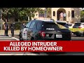 Vallejo intruder killed by homeowner: police