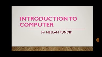 Lecture 1, INTRODUCTION TO COMPUTER || COMPUTER APPLICATION IN BUSINESS|| B.COM,BBA,BCA