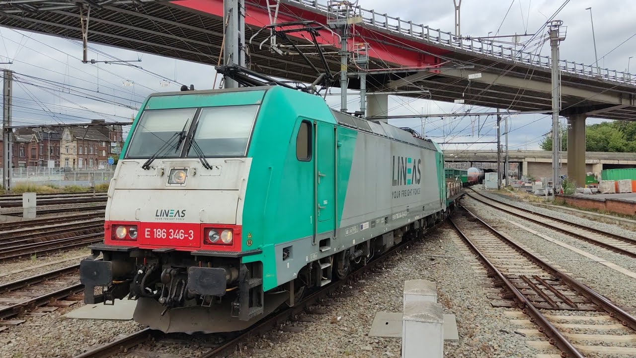 "TRAINS SPOTTING" en gare de Charleroi-Central et La Louvière-Sud (+ klaxons !)