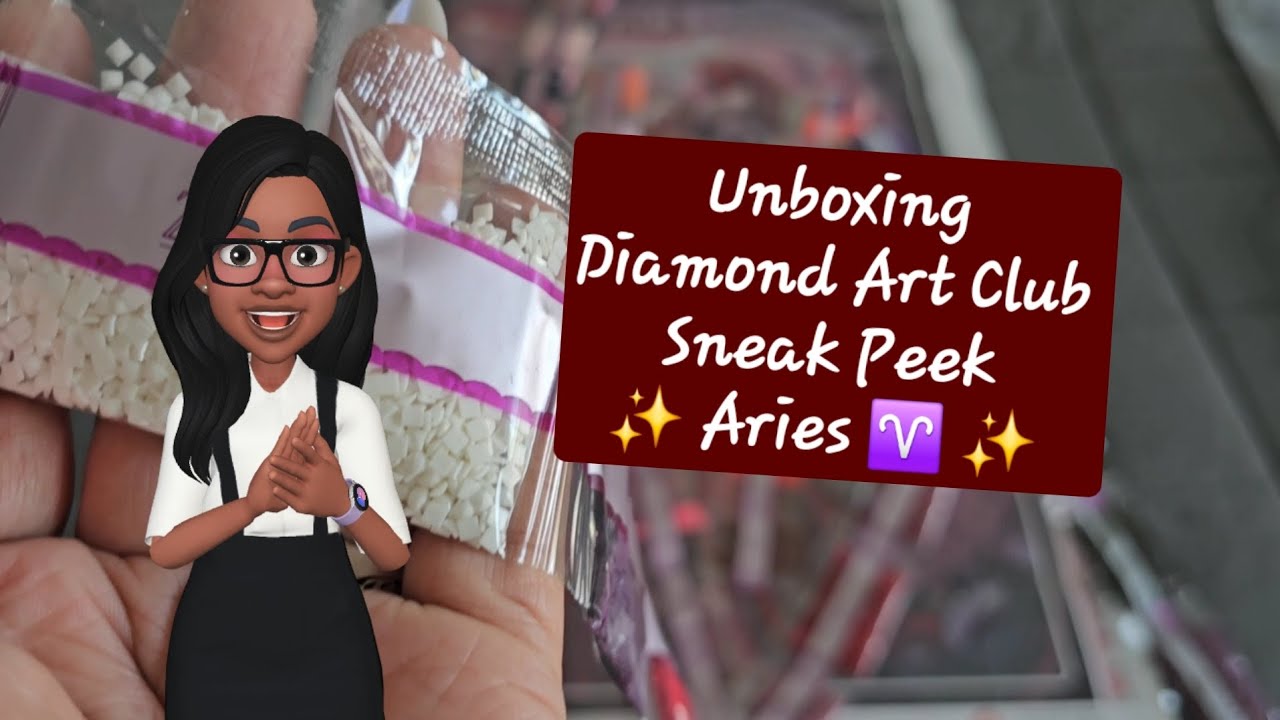 Распаковка Diamond Art Club. Предварительный просмотр ✨️ Овен ♈️ ✨️