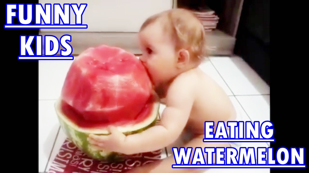 Funny Videos - Funny Baby Videos - Funny Kids Eating Watermelon - Try