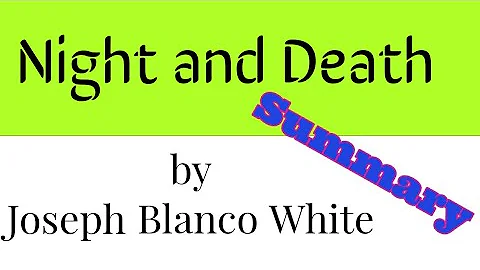 Night and Death by Joseph Blanco White