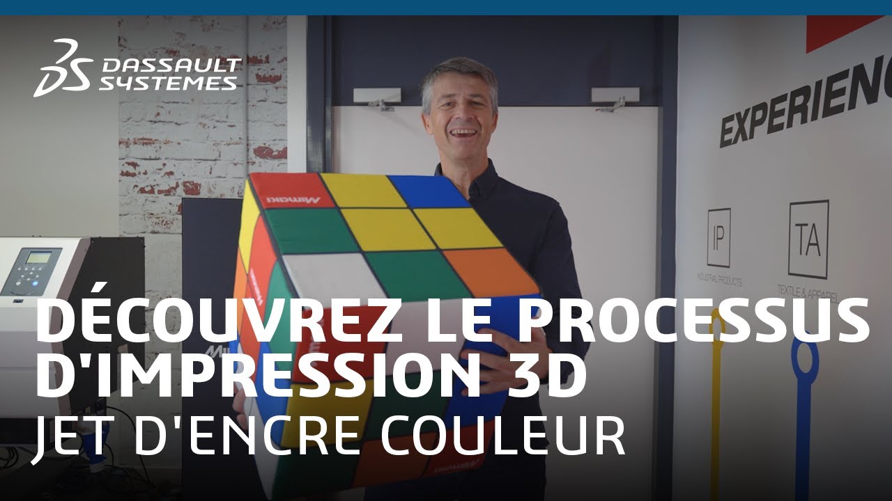 Découvrez le processus d'impression 3D : Jet d'encre couleur avec  3DEXPERIENCE Make et Mimaki 