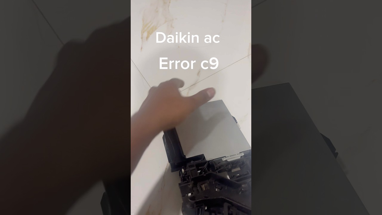 Daikin ac error c9 