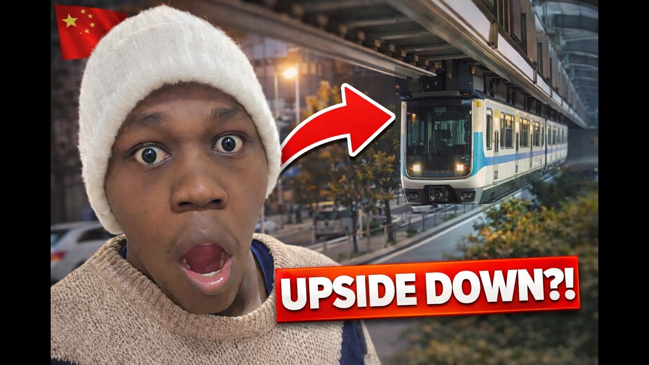 Upside Down Train in Wuhan? SHOCKING Moment When a Black Guy Visits and What Happens NEXT!
