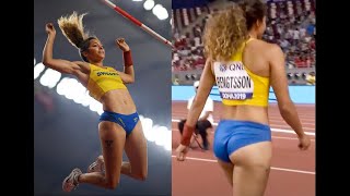 Pole Vault - Angelica Bengtsson, Breaks pole then breaks record.