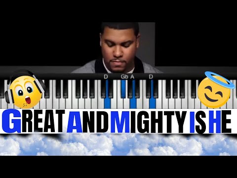 Learn To Play Chords And Progressions  -"Great And Mighty Is He" - Gospel Piano