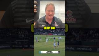Jon Gruden Reacts to BIG Lacrosse Hits