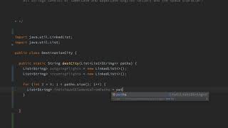 Destination City Leetcode Easy Problem