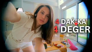 4 Dakikada Hayatımı Değiştiren 4 Şeyi Anlatıyorum