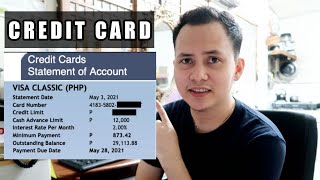 UNDERSTANDING CREDIT CARDS STATEMENT (What you need to know?) l Buhay Manila