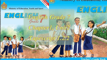 Tapescript 1.2.2 English Grade 7