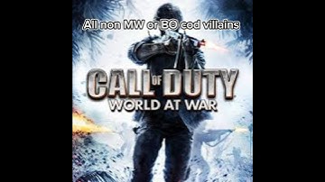 All none modern warfare or black ops cod villains #cod #gaming #callofduty #edit