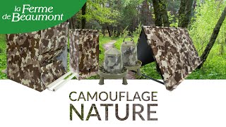 Mangeoires et abreuvoirs camouflage nature poules et volailles - Ferme de Beaumont