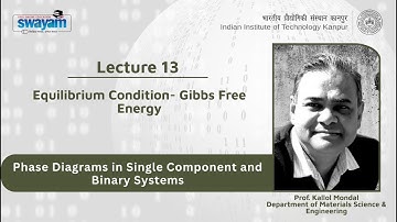 Lecture 13: Equilibrium Condition- Gibbs Free Energy