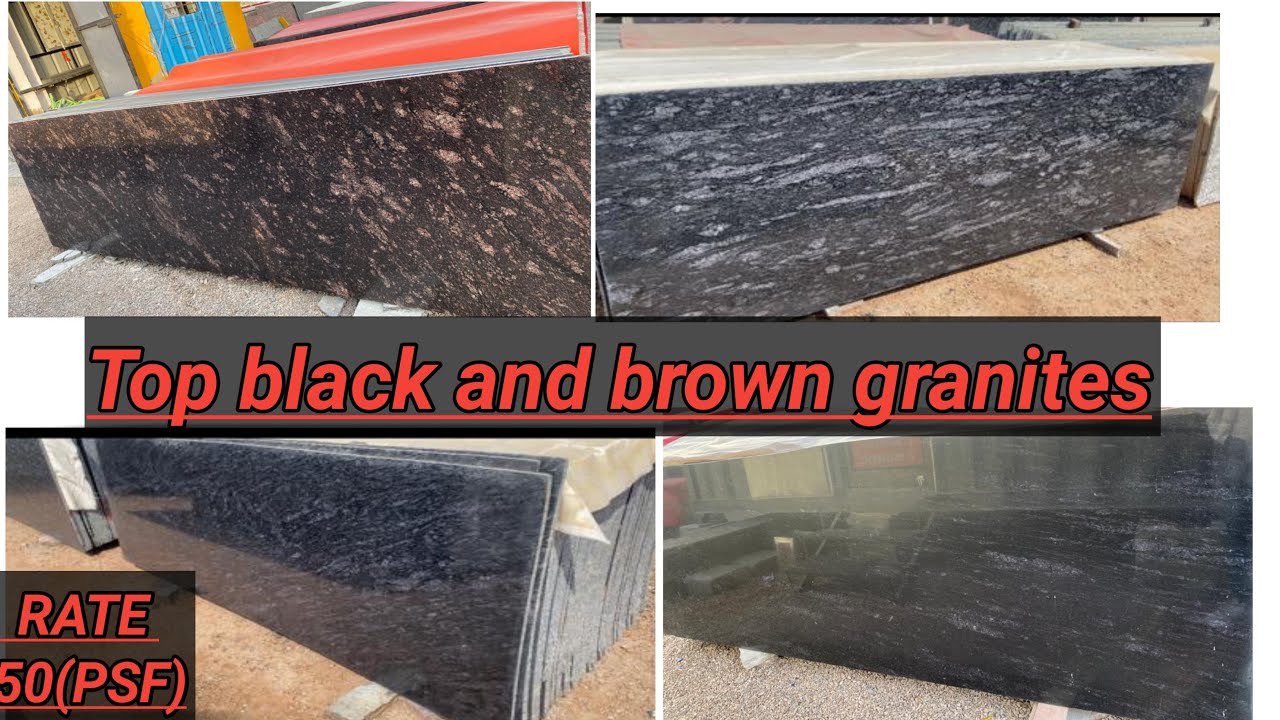 Top black and brown granite in Asia’s biggest marble market Kishangarh